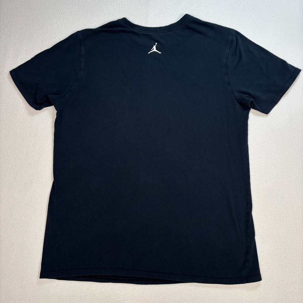 Jordan Graphic T-Shirt Men's M Black Dunk From Above 100% Cotton Basketball - Picture 2 of 13